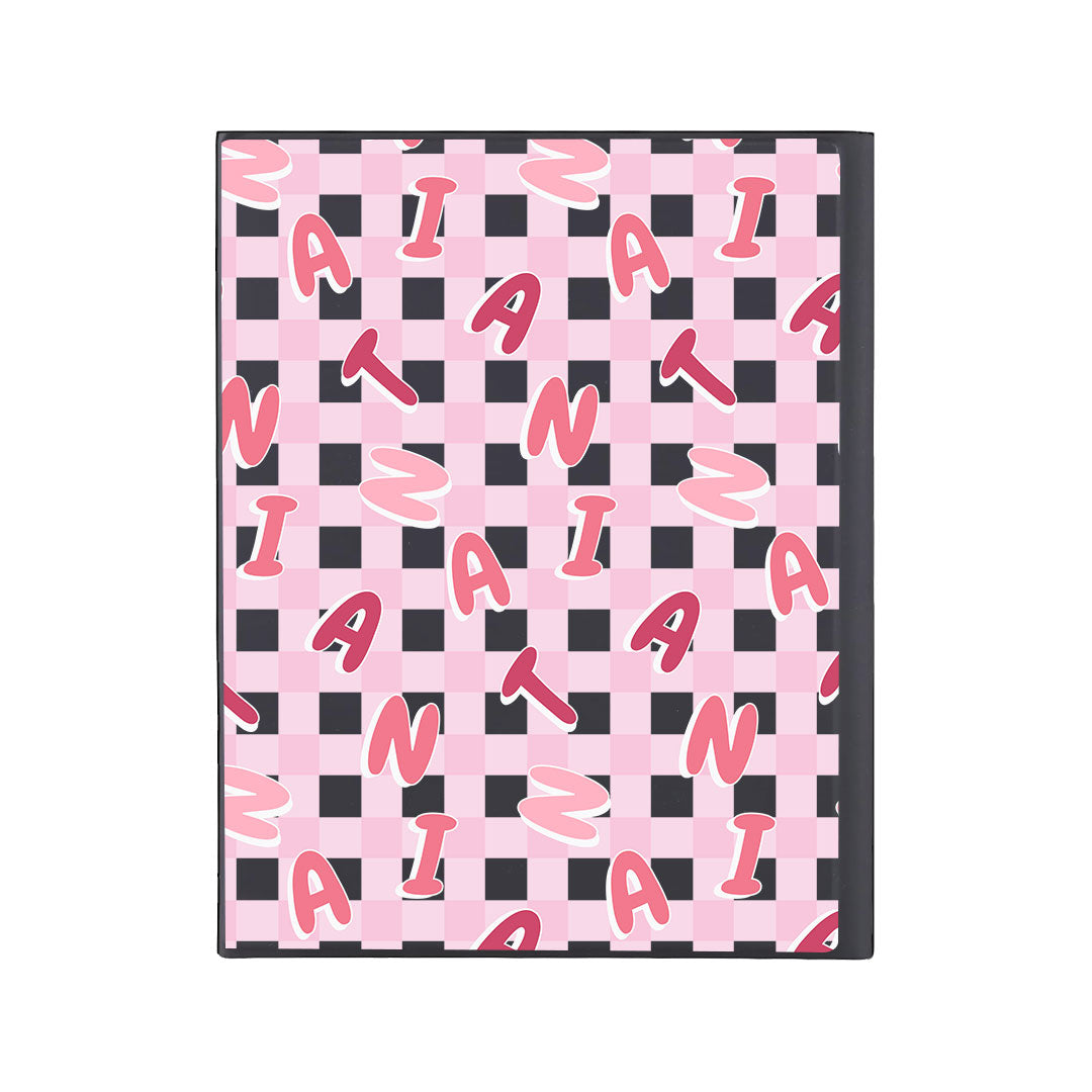 iPad / Android Tab Wireless Keyboard Flipcover - Checkered Monogram 1.0