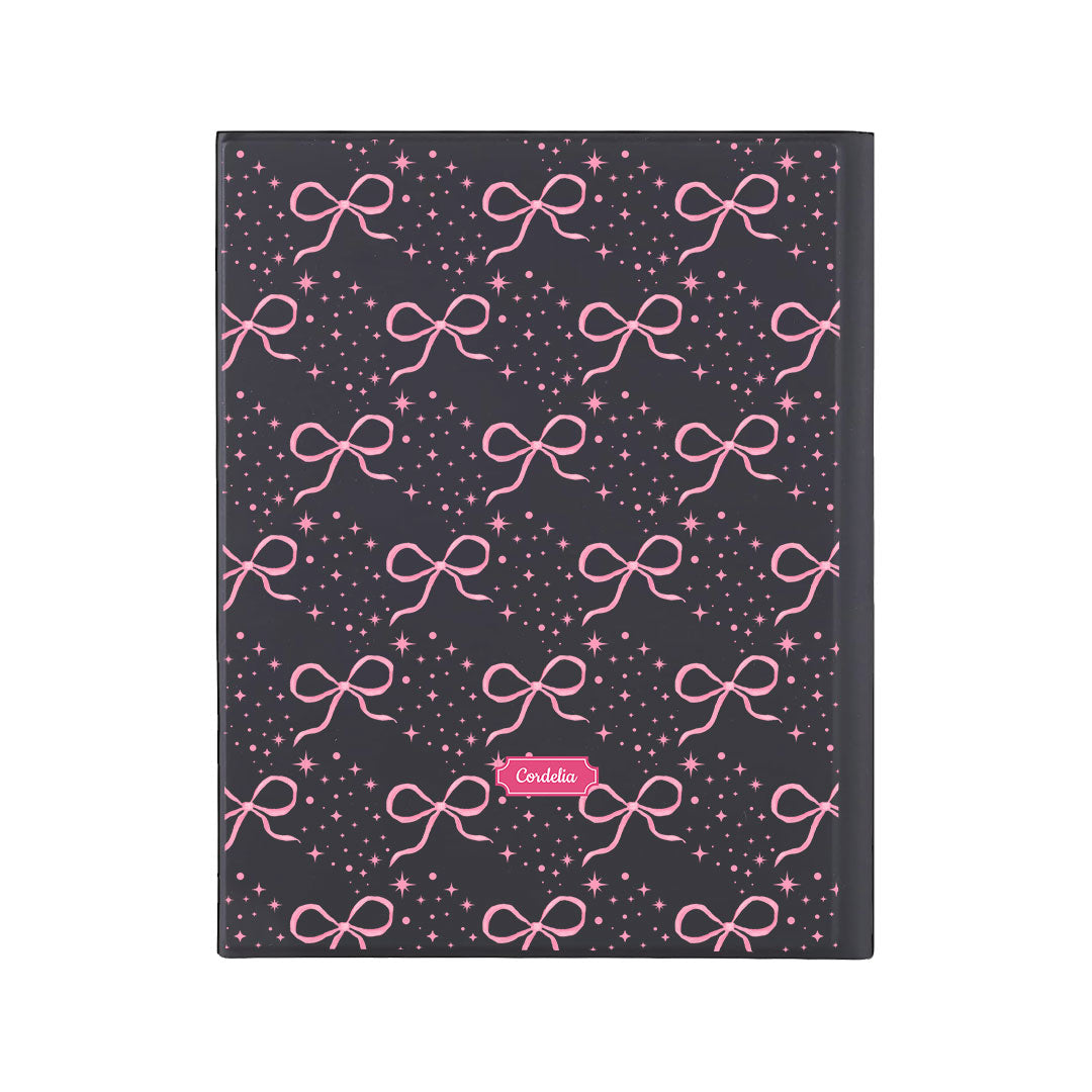 iPad / Android Tab Wireless Keyboard Flipcover - Coquette Glittery Bow
