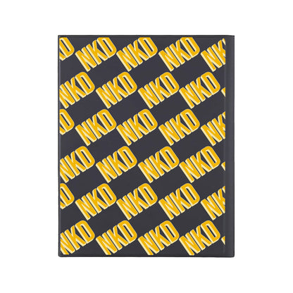 iPad / Android Tab Wireless Keyboard Flipcover - Diagonal Initial Monogram 1.0