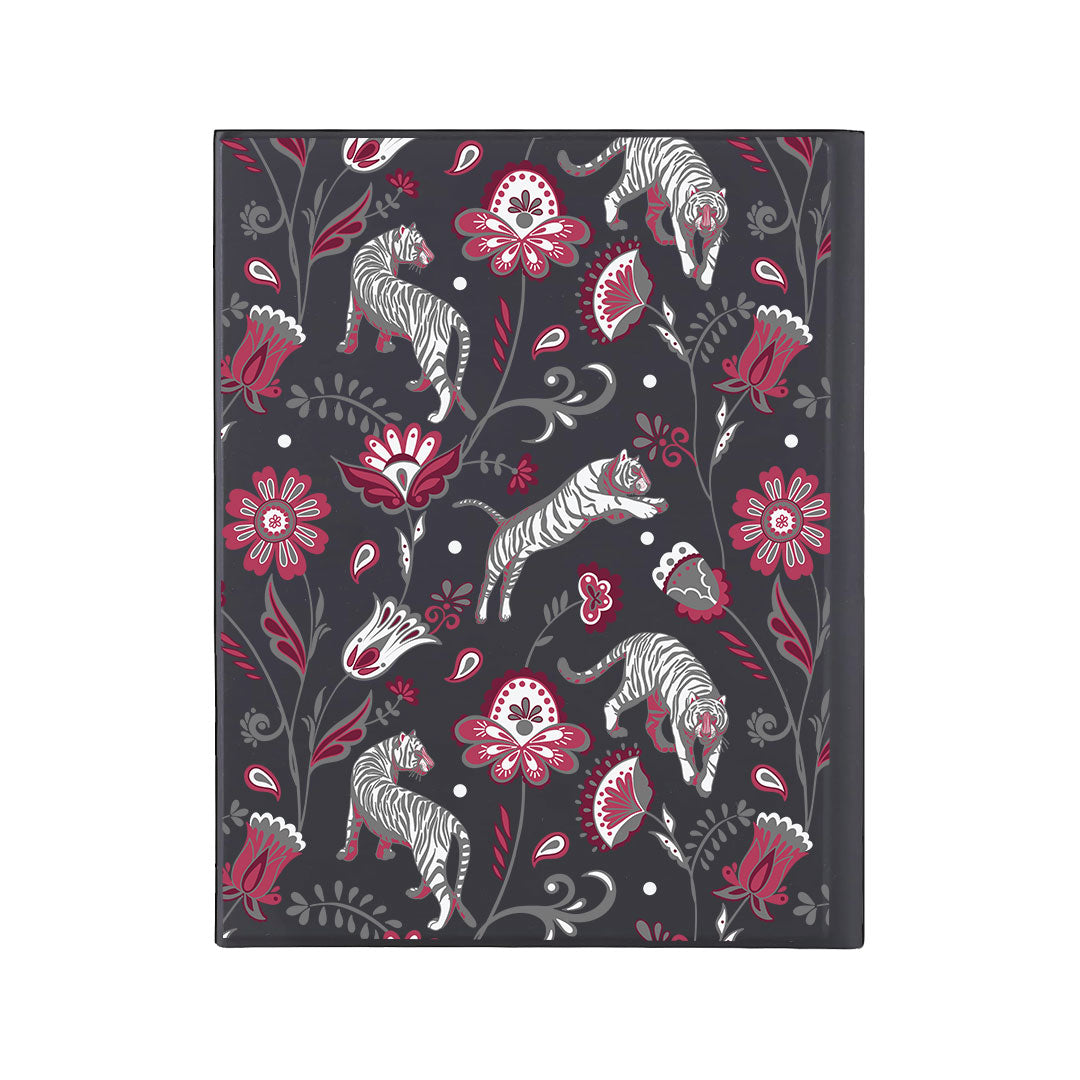 iPad / Android Tab Wireless Keyboard Flipcover - Tiger & Floral 6.0