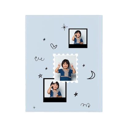 iPad / Android Tab Wireless Keyboard Flipcover - Face Grid Black Polaroid