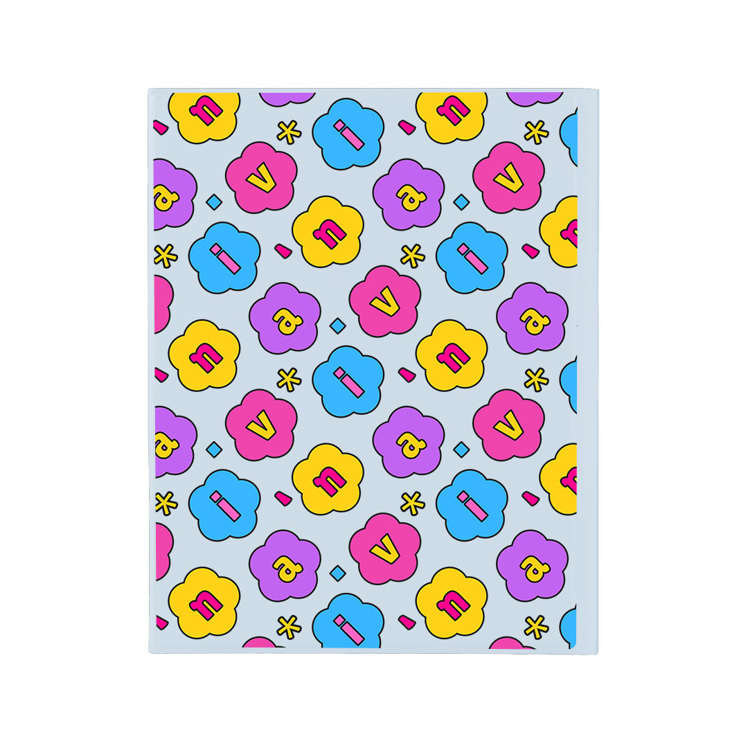 iPad / Android Tab Wireless Keyboard Flipcover - Flower Petals Monogram 4.0