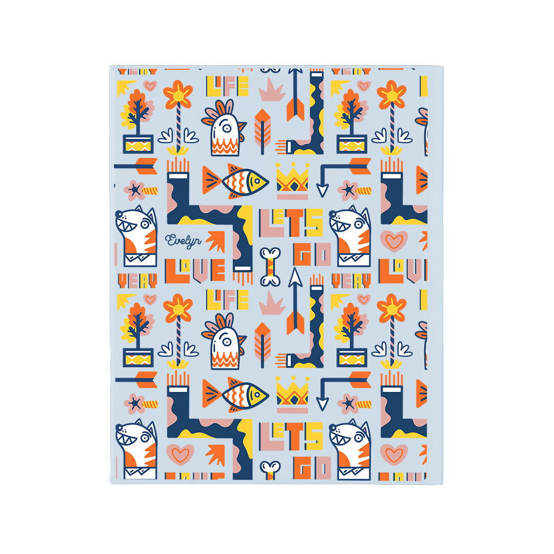 iPad / Android Tab Wireless Keyboard Flipcover - Life in Colour