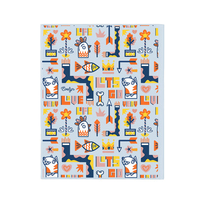 iPad / Android Tab Wireless Keyboard Flipcover - Life in Colour