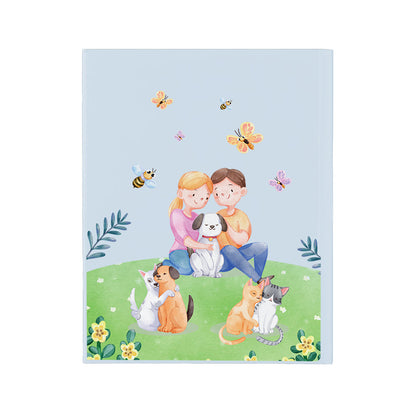 iPad / Android Tab Wireless Keyboard Flipcover - Adorable Animals