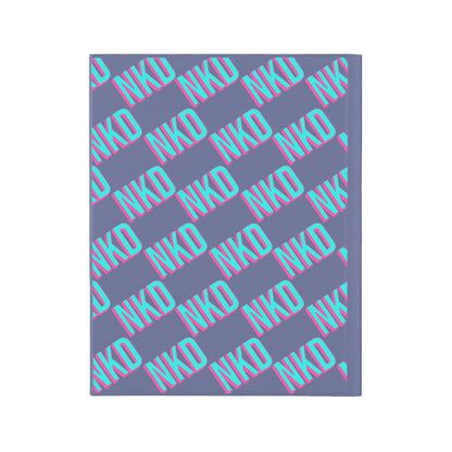 iPad / Android Tab Wireless Keyboard Flipcover - Diagonal Initial Monogram 4.0