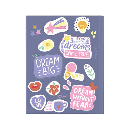 iPad / Android Tab Wireless Keyboard Flipcover - Dream Sticker Pack