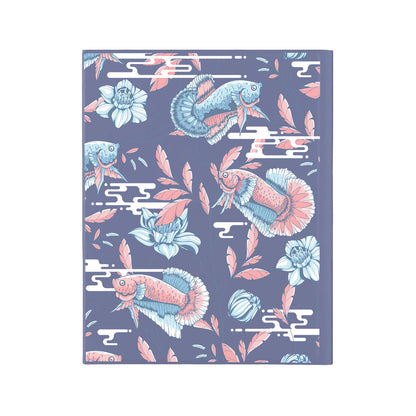 iPad / Android Tab Wireless Keyboard Flipcover - Fish & Floral 3.0