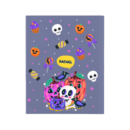 iPad / Android Tab Wireless Keyboard Flipcover - Pumpkin Monster