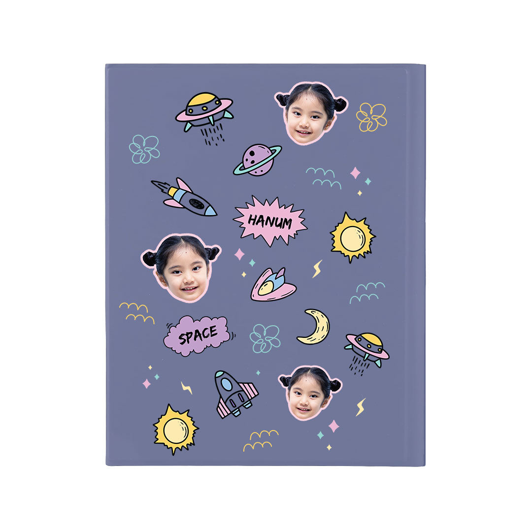 iPad / Android Tab Wireless Keyboard Flipcover - Face Grid Space