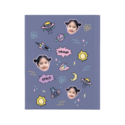 iPad / Android Tab Wireless Keyboard Flipcover - Face Grid Space