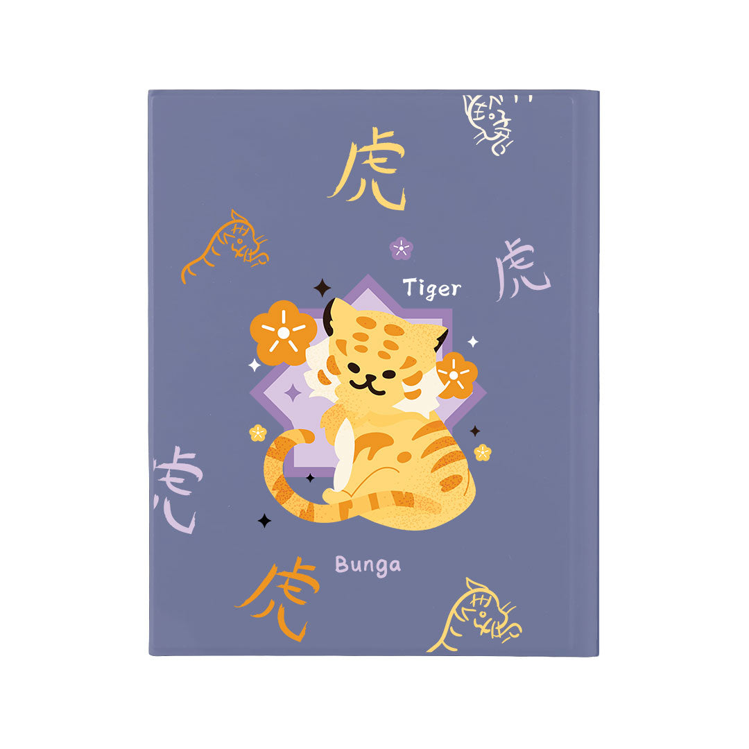 iPad / Android Tab Wireless Keyboard Flipcover - Tiger (Chinese Zodiac / Shio)