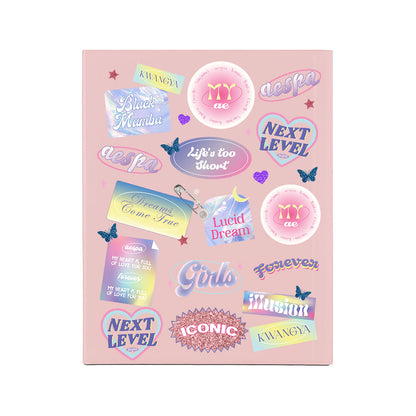 iPad / Android Tab Wireless Keyboard Flipcover - Aespa Girls Pack
