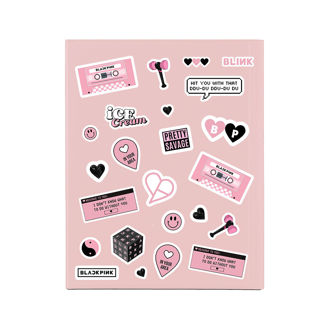 iPad / Android Tab Wireless Keyboard Flipcover - Blackpink Sticker Pack