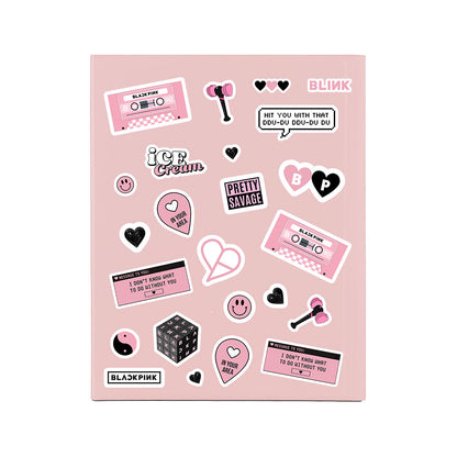 iPad / Android Tab Wireless Keyboard Flipcover - Blackpink Sticker Pack