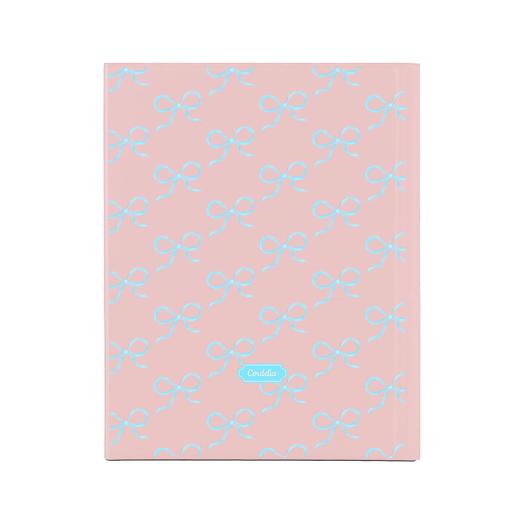 iPad / Android Tab Wireless Keyboard Flipcover - Coquette Blue Bow