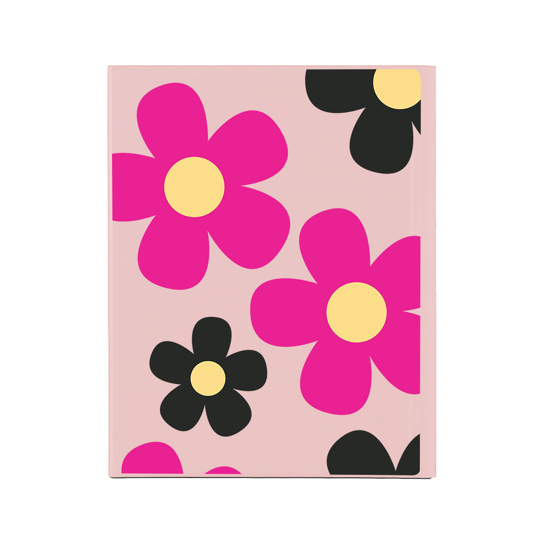 iPad / Android Tab Wireless Keyboard Flipcover - Daisy Hot Pink