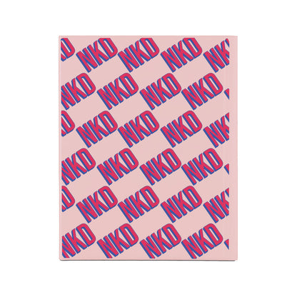 iPad / Android Tab Wireless Keyboard Flipcover - Diagonal Initial Monogram 2.0