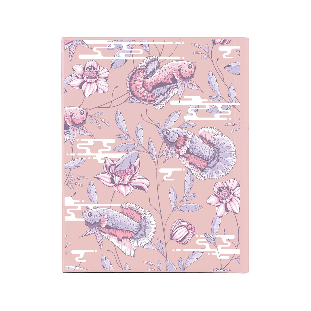 iPad / Android Tab Wireless Keyboard Flipcover - Fish & Floral 1.0