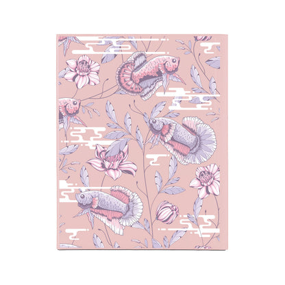 iPad / Android Tab Wireless Keyboard Flipcover - Fish & Floral 1.0