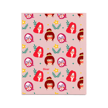 iPad / Android Tab Wireless Keyboard Flipcover - Lovely Faces