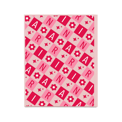 iPad / Android Tab Wireless Keyboard Flipcover - Flower Grid Monogram 1.0