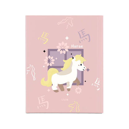 iPad / Android Tab Wireless Keyboard Flipcover - Horse (Chinese Zodiac / Shio)