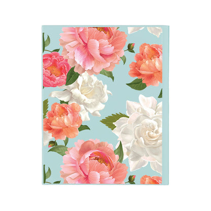 iPad / Android Tab Wireless Keyboard Flipcover - August Peony