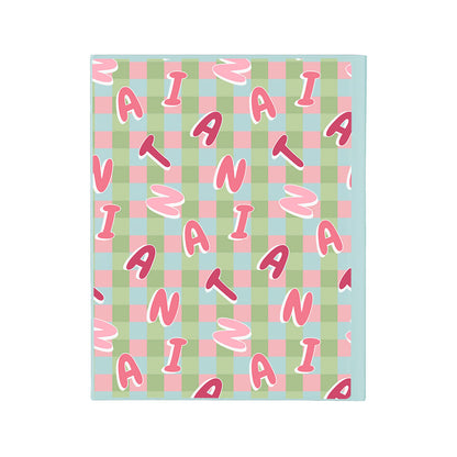 iPad / Android Tab Wireless Keyboard Flipcover - Checkered Monogram 4.0