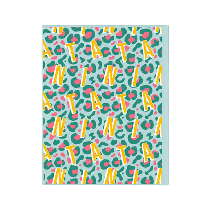 iPad / Android Tab Wireless Keyboard Flipcover - Leopard Monogram 4.0