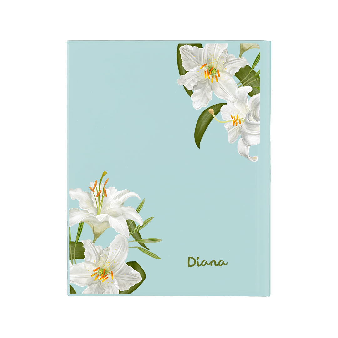 iPad / Android Tab Wireless Keyboard Flipcover - May Lily of the Valley