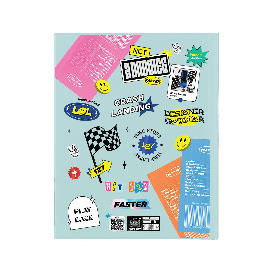 iPad / Android Tab Wireless Keyboard Flipcover - NCT 127 Sticker Pack
