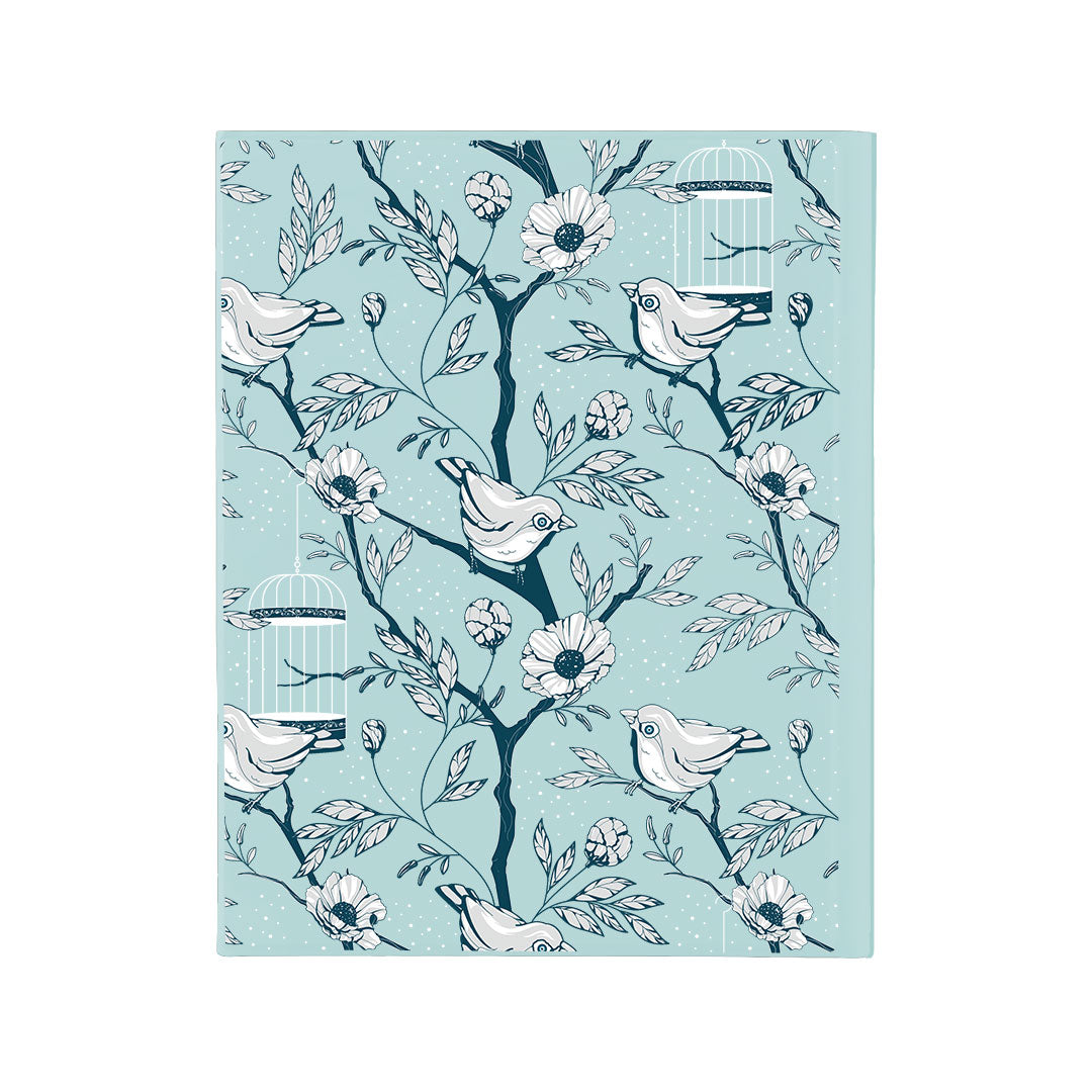 iPad / Android Tab Wireless Keyboard Flipcover - Lovebird Monochrome