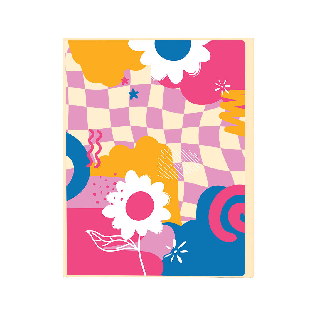 iPad / Android Tab Wireless Keyboard Flipcover - Abstract Flower 5.0