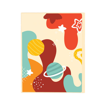 iPad / Android Tab Wireless Keyboard Flipcover - Abstract Planet 2.0