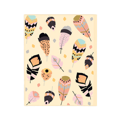 iPad / Android Tab Wireless Keyboard Flipcover - Feathers