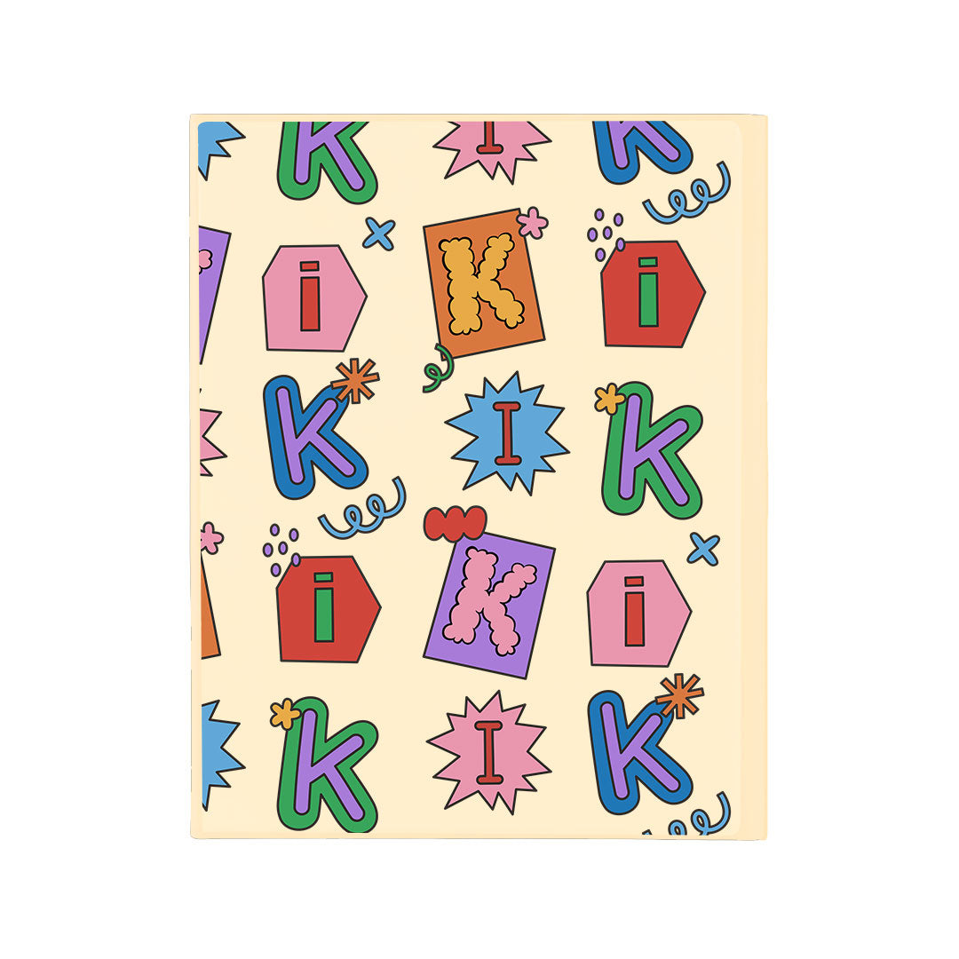 iPad / Android Tab Wireless Keyboard Flipcover - Adorable Monogram