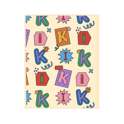 iPad / Android Tab Wireless Keyboard Flipcover - Adorable Monogram