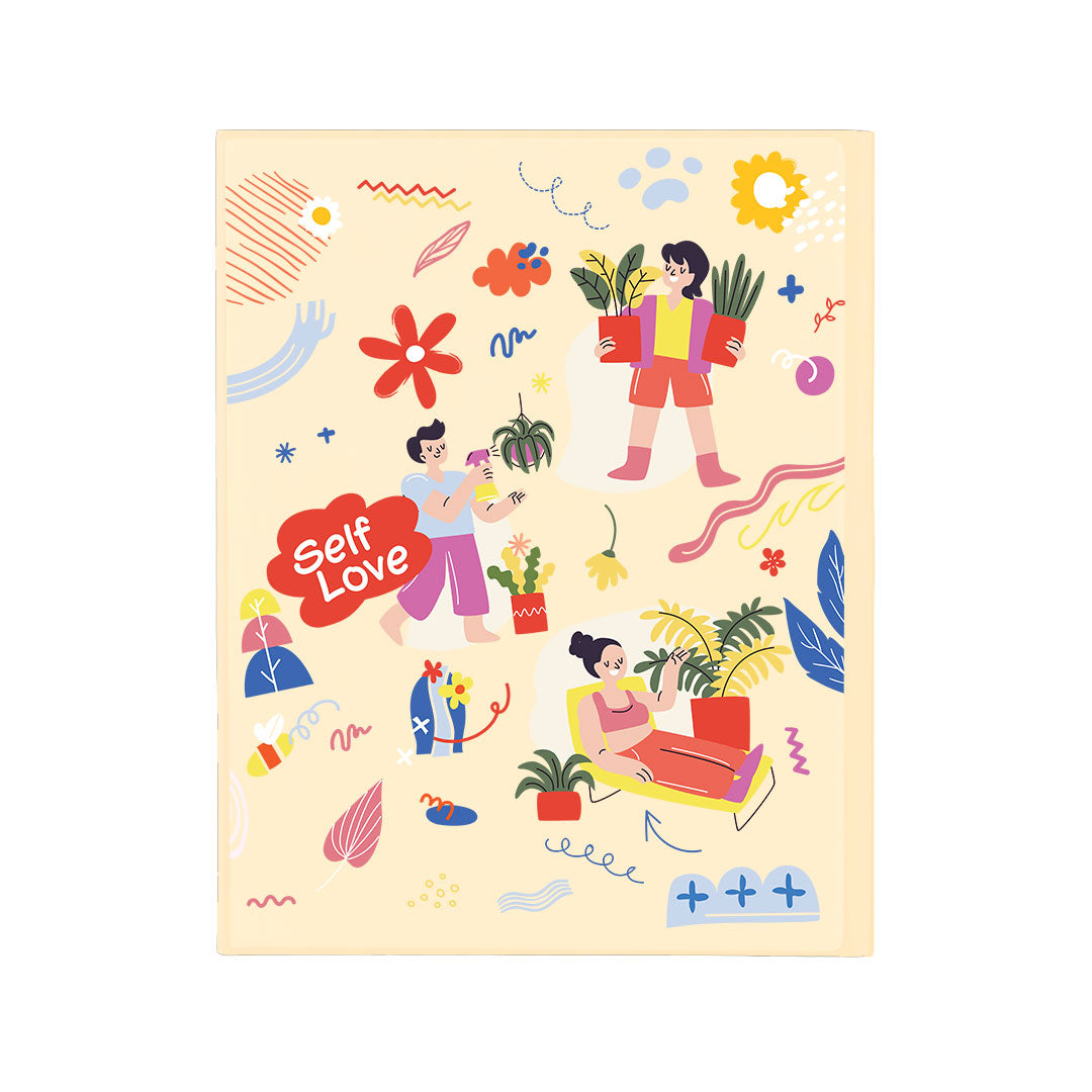 iPad / Android Tab Wireless Keyboard Flipcover - Self Love Sticker Pack 1.0