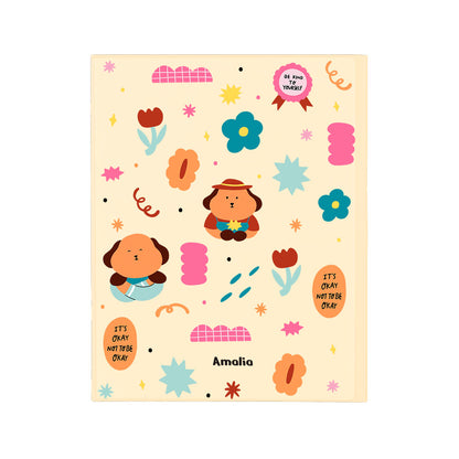 iPad / Android Tab Wireless Keyboard Flipcover - Selflove Garden