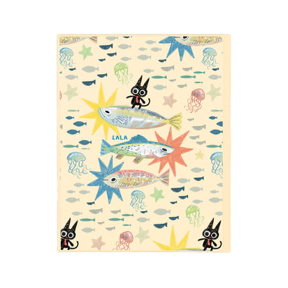 iPad / Android Tab Wireless Keyboard Flipcover - The Fish Surfer