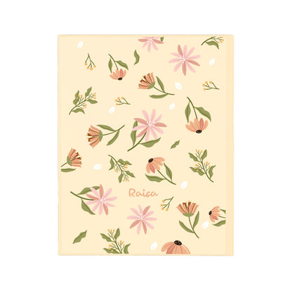 iPad / Android Tab Wireless Keyboard Flipcover - Cosmos Flower