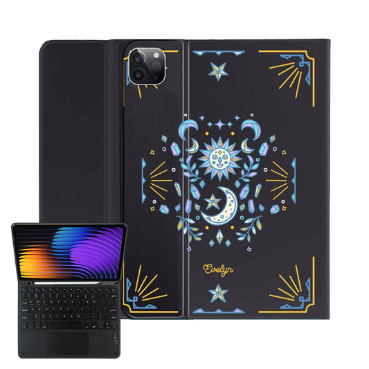 iPad / Android Tab Wireless Keyboard Flipcover - Cosmic Dream