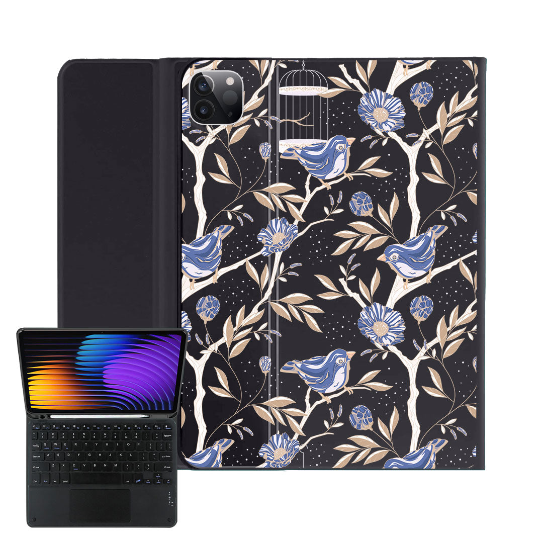 iPad / Android Tab Wireless Keyboard Flipcover - Lovebird 12.0