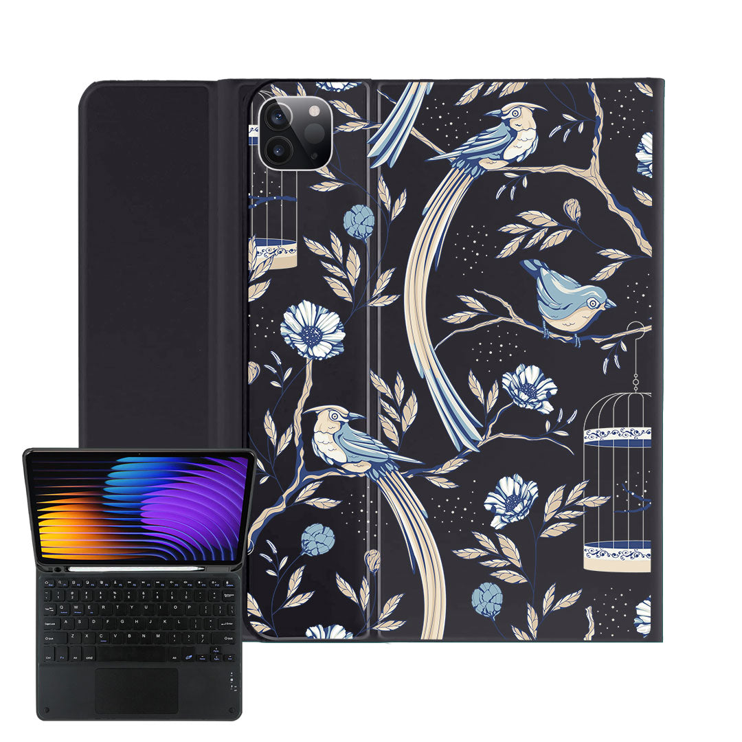 iPad / Android Tab Wireless Keyboard Flipcover - Lovebird 5.0