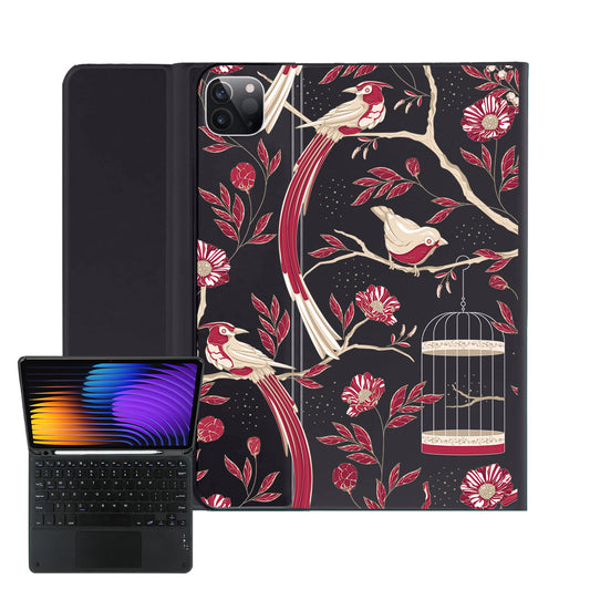 iPad / Android Tab Wireless Keyboard Flipcover - Lovebird 8.0