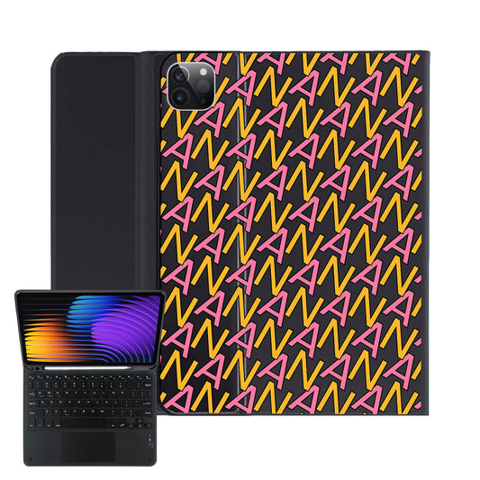 iPad / Android Tab Wireless Keyboard Flipcover - Initial Monogram 3.0