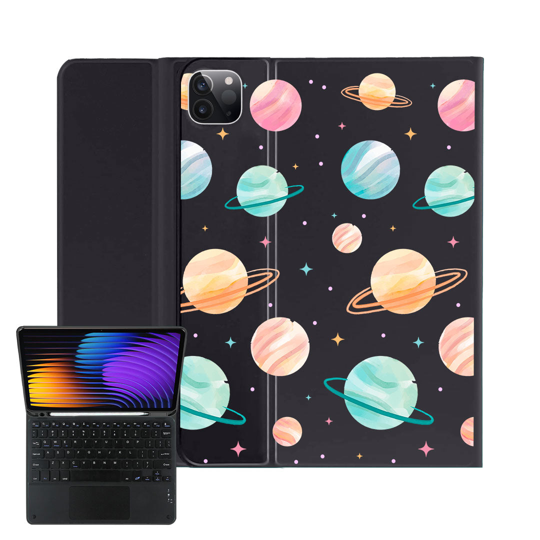 iPad / Android Tab Wireless Keyboard Flipcover - Planetarium 1.0