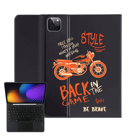 iPad / Android Tab Wireless Keyboard Flipcover - Back in the Game