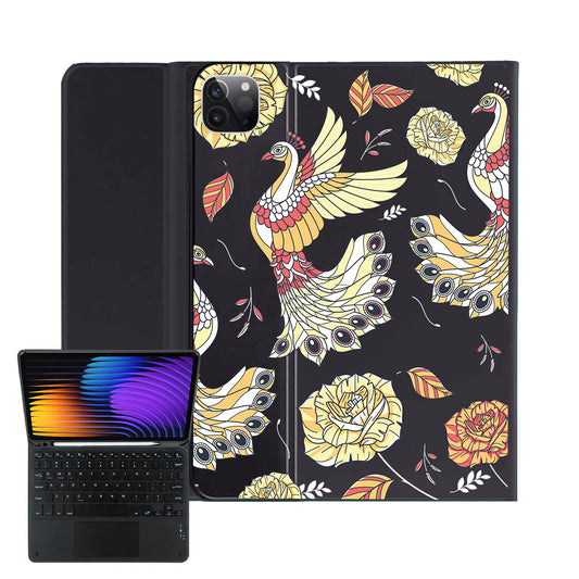 iPad / Android Tab Wireless Keyboard Flipcover - Bird of Paradise 5.0